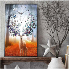 Foto laden in Gallery viewer, Hert v.a. 50x80cm Diamond painting | Eigen foto | Dieren | Kopen | Dikke dames | Action | Nederland | Steentjes | Diamant | De Diamond Painter