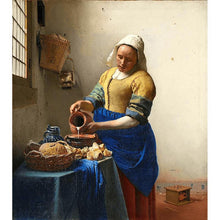 Foto laden in Gallery viewer, Het Melkmeisje | Johannes Vermeer Diamond painting | Eigen foto | Dieren | Kopen | Dikke dames | Action | Nederland | Steentjes | Diamant | De Diamond Painter