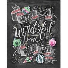 Foto laden in Gallery viewer, It&#39;s the most wonderful time of the year Diamond painting | Eigen foto | Dieren | Kopen | Dikke dames | Action | Nederland | Steentjes | Diamant | De Diamond Painter