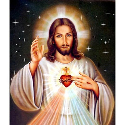 Jezus Christus Diamond painting | Eigen foto | Dieren | Kopen | Dikke dames | Action | Nederland | Steentjes | Diamant | De Diamond Painter