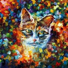 Foto laden in Gallery viewer, Kat schilderij Diamond painting | Eigen foto | Dieren | Kopen | Dikke dames | Action | Nederland | Steentjes | Diamant | De Diamond Painter