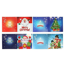 Foto laden in Gallery viewer, Kerstkaarten 4 stuks 2 Diamond painting | Eigen foto | Dieren | Kopen | Dikke dames | Action | Nederland | Steentjes | Diamant | De Diamond Painter