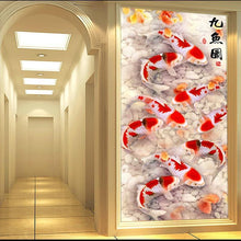 Foto laden in Gallery viewer, Koi karpers v.a. 50x100cm Diamond painting | Eigen foto | Dieren | Kopen | Dikke dames | Action | Nederland | Steentjes | Diamant | De Diamond Painter