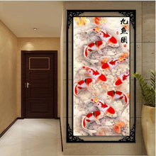 Foto laden in Gallery viewer, Koi karpers v.a. 50x100cm Diamond painting | Eigen foto | Dieren | Kopen | Dikke dames | Action | Nederland | Steentjes | Diamant | De Diamond Painter