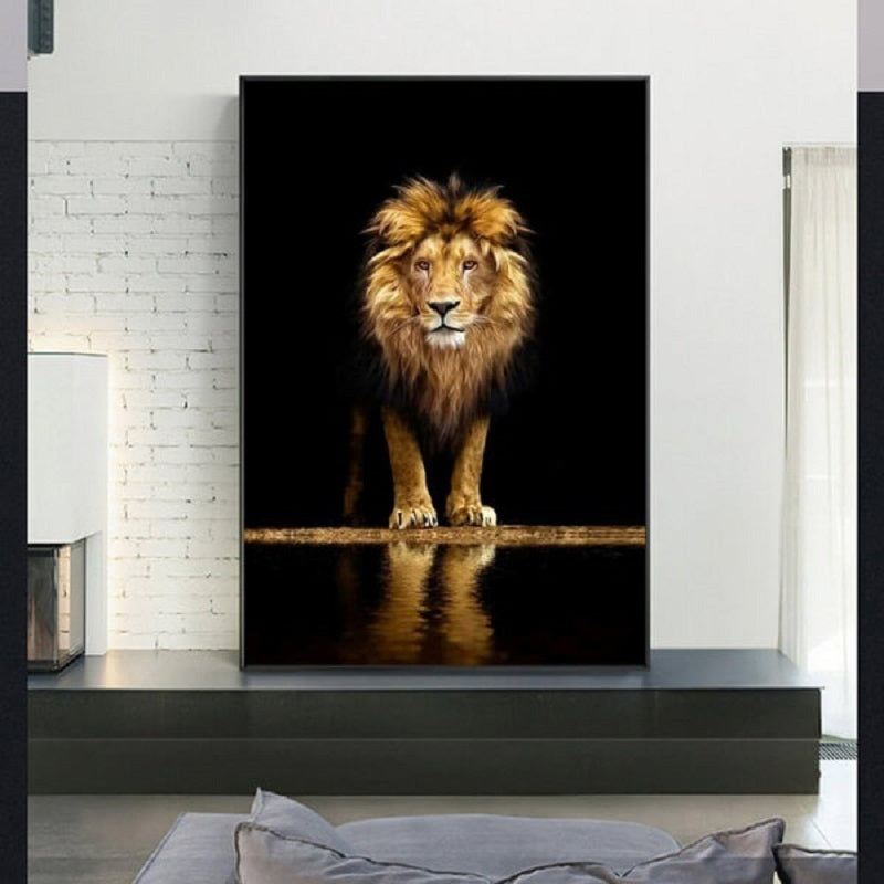 Leeuw v.a. 50x70cm