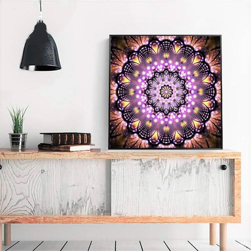 Mandala 3 v.a. 50x50cm Diamond painting | Eigen foto | Dieren | Kopen | Dikke dames | Action | Nederland | Steentjes | Diamant | De Diamond Painter
