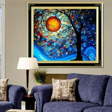Foto laden in Gallery viewer, Maneschijn tekening v.a. 50x60cm Diamond painting | Eigen foto | Dieren | Kopen | Dikke dames | Action | Nederland | Steentjes | Diamant | De Diamond Painter