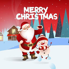 Foto laden in Gallery viewer, Merry Christmas 5 Diamond painting | Eigen foto | Dieren | Kopen | Dikke dames | Action | Nederland | Steentjes | Diamant | De Diamond Painter