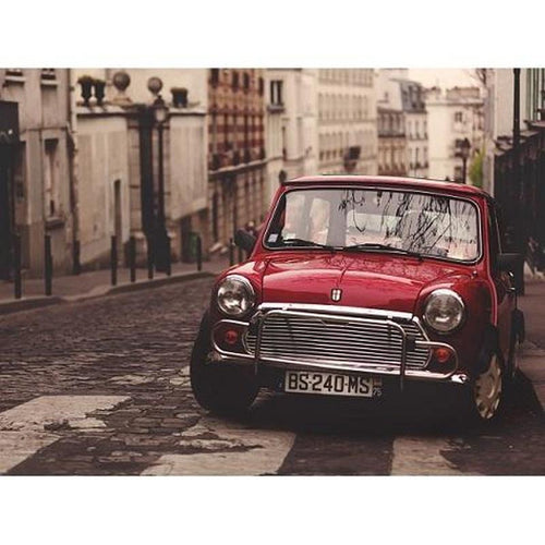 Mini Cooper Diamond painting | Eigen foto | Dieren | Kopen | Dikke dames | Action | Nederland | Steentjes | Diamant | De Diamond Painter