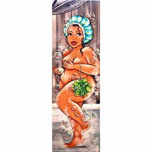 Foto laden in Gallery viewer, Mollige dames | Douchen 40x120cm Diamond painting | Eigen foto | Dieren | Kopen | Dikke dames | Action | Nederland | Steentjes | Diamant | De Diamond Painter