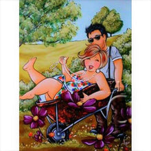 Foto laden in Gallery viewer, Mollige dames | In de kruiwagen Diamond painting | Eigen foto | Dieren | Kopen | Dikke dames | Action | Nederland | Steentjes | Diamant | De Diamond Painter