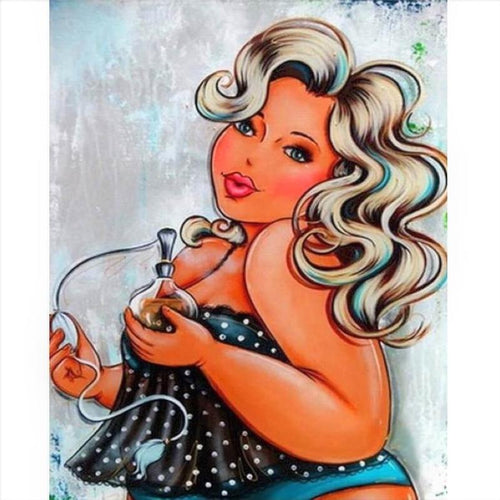 Mollige dames | Parfum Diamond painting | Eigen foto | Dieren | Kopen | Dikke dames | Action | Nederland | Steentjes | Diamant | De Diamond Painter