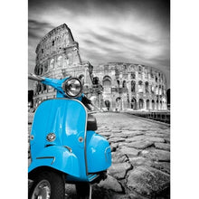 Foto laden in Gallery viewer, Oldskool scooter Diamond painting | Eigen foto | Dieren | Kopen | Dikke dames | Action | Nederland | Steentjes | Diamant | De Diamond Painter