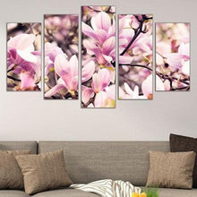 Foto laden in Gallery viewer, Roze lotussen | 5 luiken Diamond painting | Eigen foto | Dieren | Kopen | Dikke dames | Action | Nederland | Steentjes | Diamant | De Diamond Painter