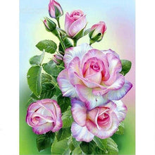 Foto laden in Gallery viewer, Roze plant Diamond painting | Eigen foto | Dieren | Kopen | Dikke dames | Action | Nederland | Steentjes | Diamant | De Diamond Painter