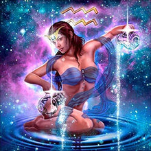 Foto laden in Gallery viewer, Sterrenbeeld waterman Diamond painting | Eigen foto | Dieren | Kopen | Dikke dames | Action | Nederland | Steentjes | Diamant | De Diamond Painter