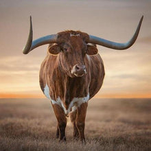 Foto laden in Gallery viewer, Stier Diamond painting | Eigen foto | Dieren | Kopen | Dikke dames | Action | Nederland | Steentjes | Diamant | De Diamond Painter