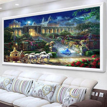 Foto laden in Gallery viewer, Tempel bij maanlicht va. 50x100cm Diamond painting | Eigen foto | Dieren | Kopen | Dikke dames | Action | Nederland | Steentjes | Diamant | De Diamond Painter