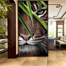 Foto laden in Gallery viewer, Tijger kop v.a. 50x100cm Diamond painting | Eigen foto | Dieren | Kopen | Dikke dames | Action | Nederland | Steentjes | Diamant | De Diamond Painter