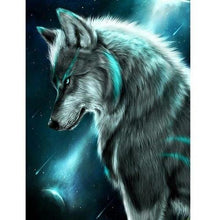 Foto laden in Gallery viewer, Wolf Diamond painting | Eigen foto | Dieren | Kopen | Dikke dames | Action | Nederland | Steentjes | Diamant | De Diamond Painter