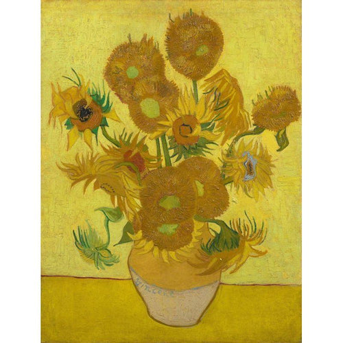 Zonnebloemen in vaas | Vincent van Gogh Diamond painting | Eigen foto | Dieren | Kopen | Dikke dames | Action | Nederland | Steentjes | Diamant | De Diamond Painter