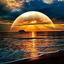 Foto laden in Gallery viewer, Zonsondergang Diamond painting | Eigen foto | Dieren | Kopen | Dikke dames | Action | Nederland | Steentjes | Diamant | De Diamond Painter