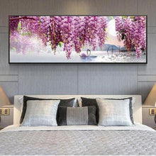 Foto laden in Gallery viewer, Zwanenmeer 40x120cm Diamond painting | Eigen foto | Dieren | Kopen | Dikke dames | Action | Nederland | Steentjes | Diamant | De Diamond Painter